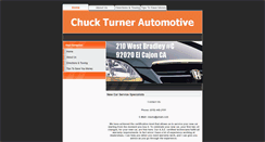 Desktop Screenshot of chuckturnerautomotive.com